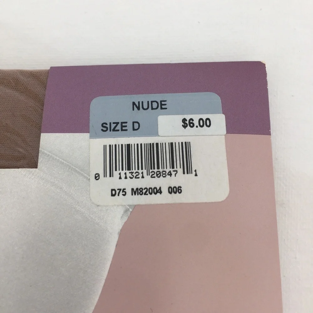 Vintage Nice Touch Set of 2 Control Top Nude Pantyhose Size D, E NEW & Kneehighs